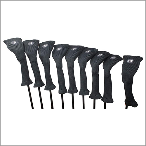 Majek All Hybrid Golf Club Gray 3-SW Neoprene Acrylic Head Covers