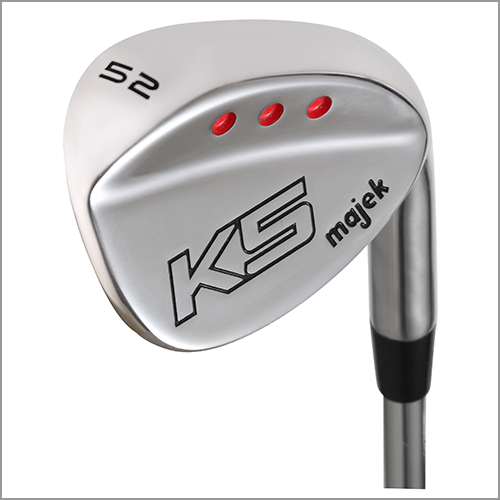Majek K5 Golf Men's Complete Wedge Set: 52° Gap Wedge (GW), 56° Sand Wedge (SW), 60° Lob Wedge (LW) Right Handed Stiff Flex Steel Shaft