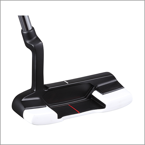 Majek K5 P-200 Red and Black Off Set Blade Golf Lady Putter Precision Steel Shaft Perfect for Lining up Your Putts