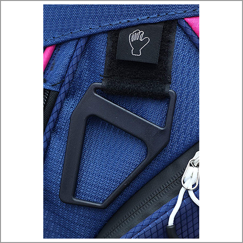 Majek Premium Navy Blue Pink Golf Bag 9.5 inch 14-Way Friendly Separator Top with Putter Sleeve