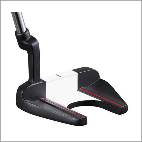 Majek K5 P-204 Red and Black Golf Lady Putter Bullet Style Forgiving Mallet with Alignment Line Up Hand Tool