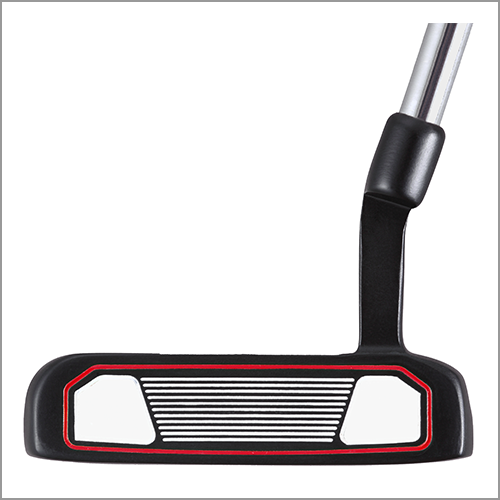 Majek K5 P-204 Red and Black Golf Putter Men's Club Bullet Style Forgiving Mallet Perfect for Lining up Your Putts