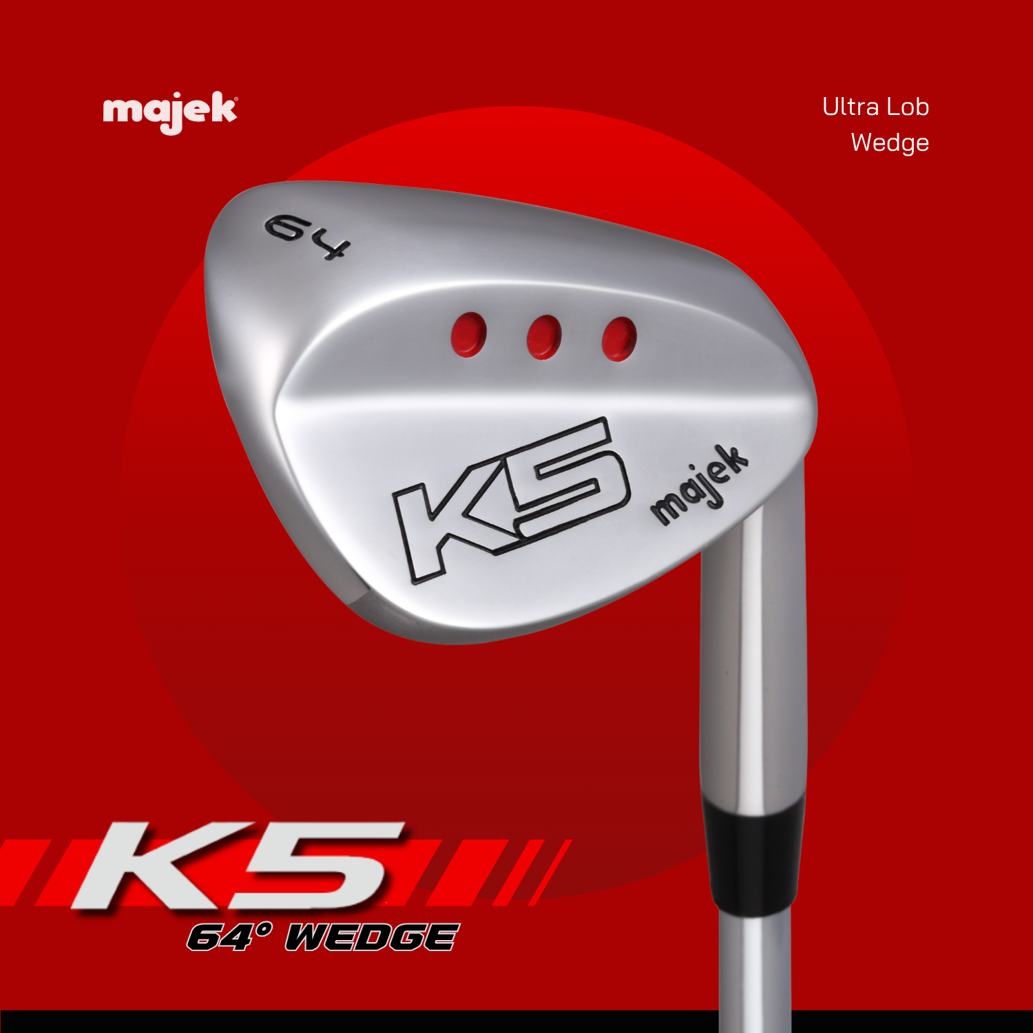 Majek K5 Iron Wedge 64° High-Loft Lob Wedge (LW)