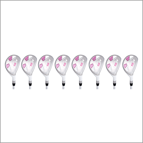 Majek K5s Pearl Ladies Golf Hybrids Irons Set Womens All True Hybrid Ultra Light Weight Forgiving Includes 4-SW