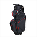 Majek Black Red Golf Bag 9 inch 14-Way Friendly Separator Top