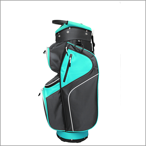 Majek Teal Black Golf Bag 9 inch 14-Way Friendly Separator Top