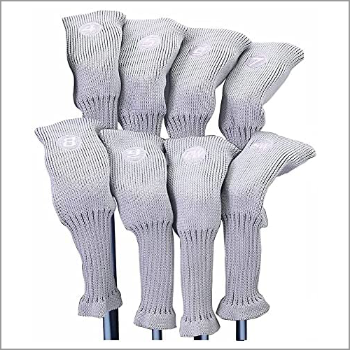 Majek K5s Pearl Ladies Golf Hybrids Irons Set Womens All True Hybrid Ultra Light Weight Forgiving Includes 4-SW