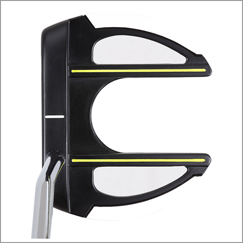 Majek K5 P-202 Lime and Black Golf Lady Putter Club Claw Style Forgiving Mallet Precision Steel Shaft Perfect for Lining up Your Putts