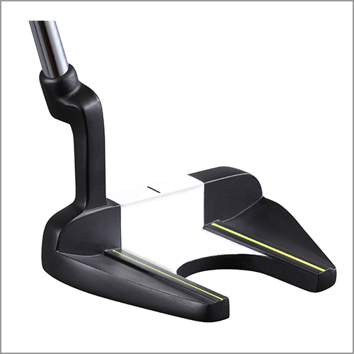 Majek K5 P-204 Lime and Black Golf Lady Putter Bullet Style Forgiving Mallet with Alignment Line Up Hand Tool