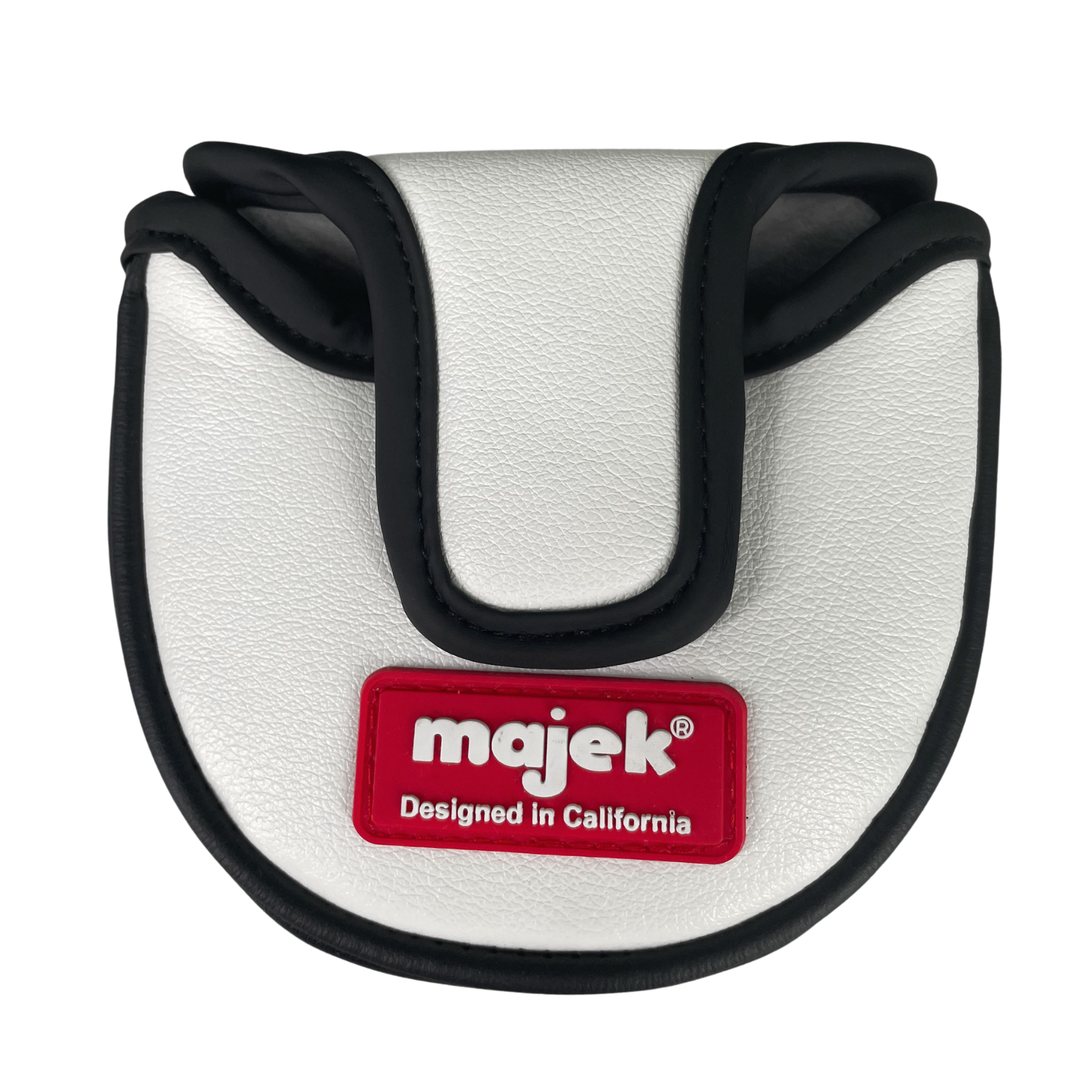 Majek Poker Black Diamond Retro Vintage D-Shape Mallet Style Putter Head Cover