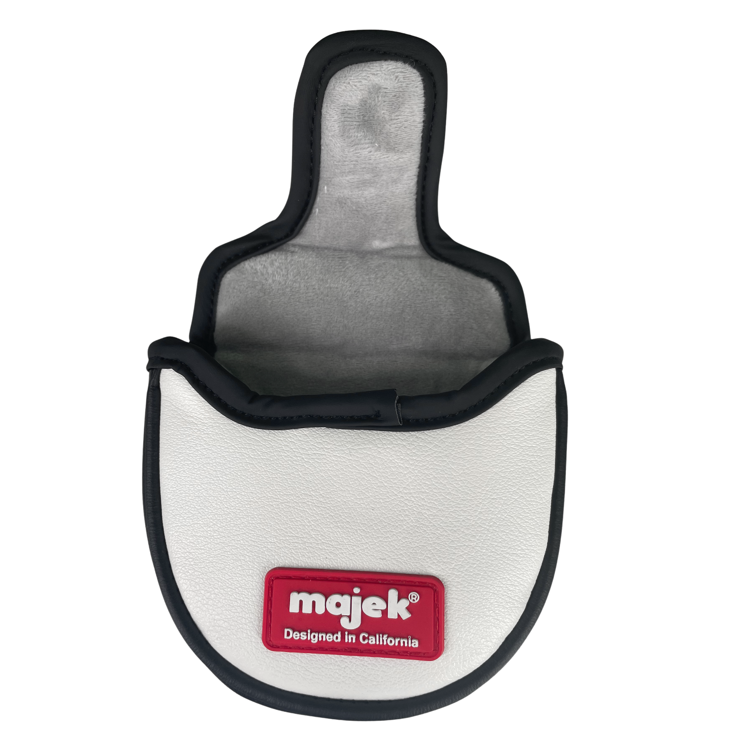 Majek Poker Black Diamond Retro Vintage D-Shape Mallet Style Putter Head Cover