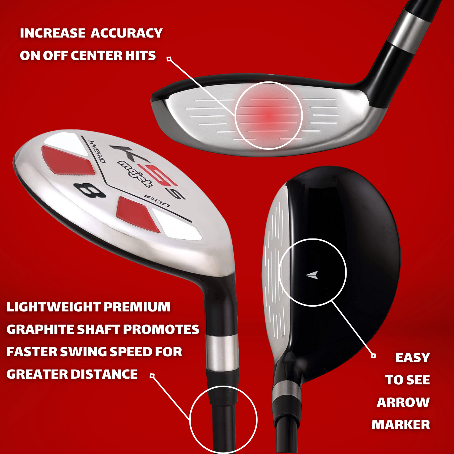 Majek Golf #8 Hybrid Iron