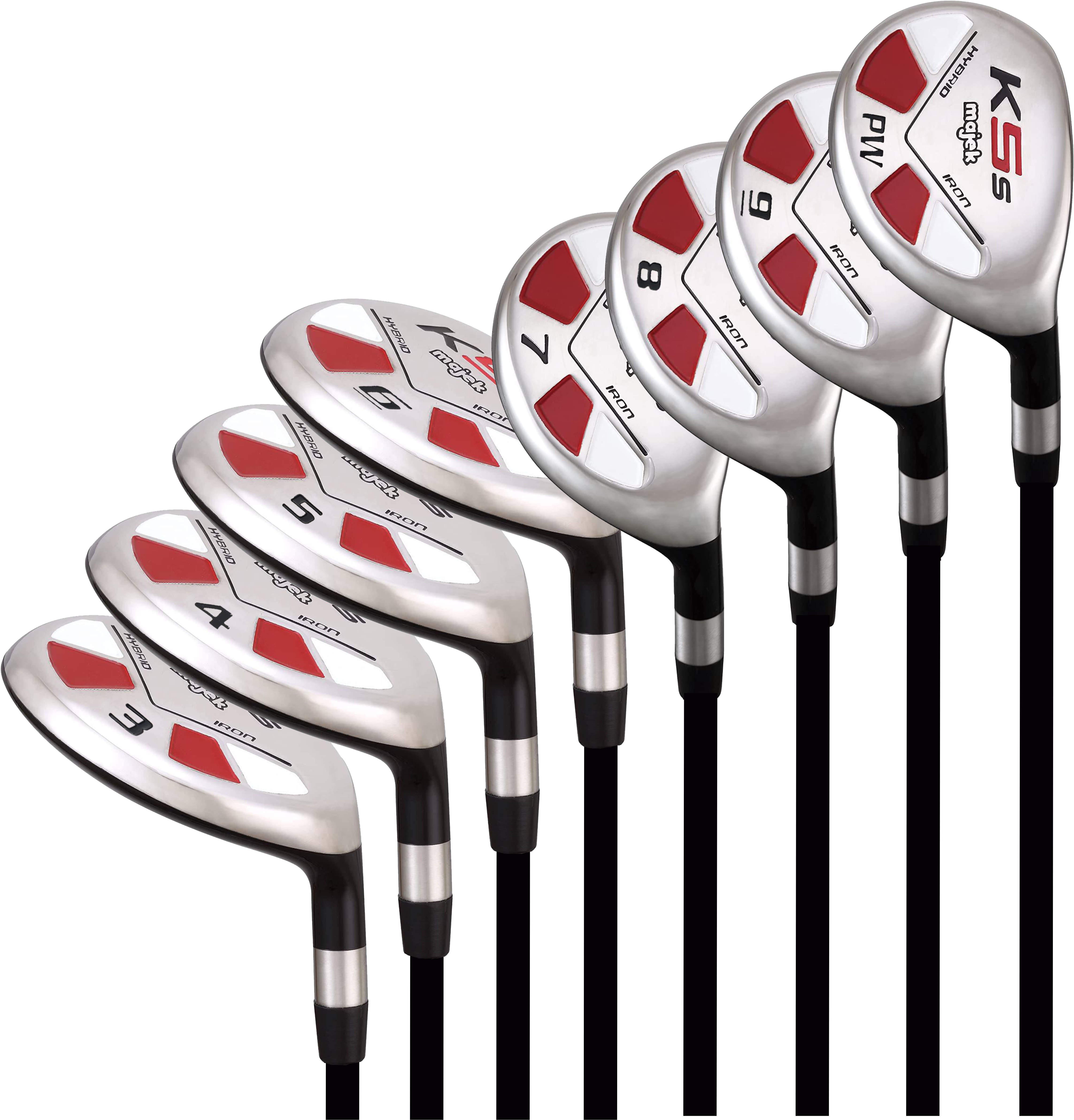 Majek K5 Petite Women's Golf Lightweight Graphite Set which Includes: #3- PW