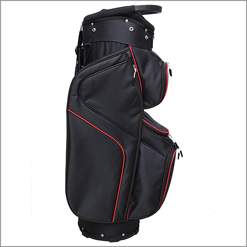Majek Black Red Golf Bag 9 inch 14-Way Friendly Separator Top