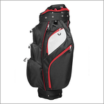 Majek Premium Black Red White Golf Bag 9.5 inch 14-Way Friendly Separator Top with Putter Sleeve