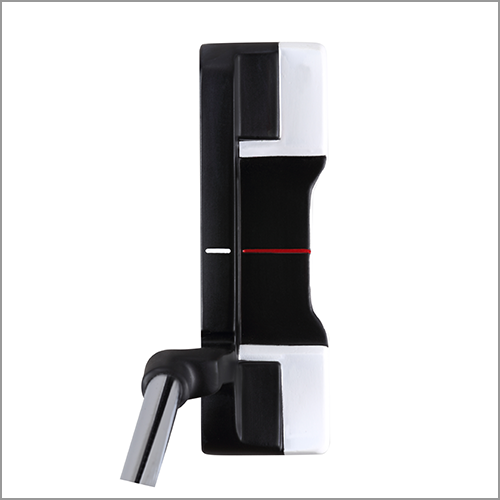 Majek K5 P-200 Red and Black Off Set Blade Men's Golf Putter Precision Steel Shaft Perfect for Lining up Your Putts