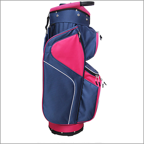 Majek Navy Blue Pink Golf Bag 9 inch 14-Way Friendly Separator Top
