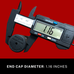 Majek Golf Club Grips Super Jumbo Arthritic Extra Large Tour 360 Degree Black - NO LOGO - Round .600 Extra Large XL XXL Great for Senior Golfers with Big Hands - Premium Rubber Golf Grips - 13 Pack High Traction Arthritic Grips