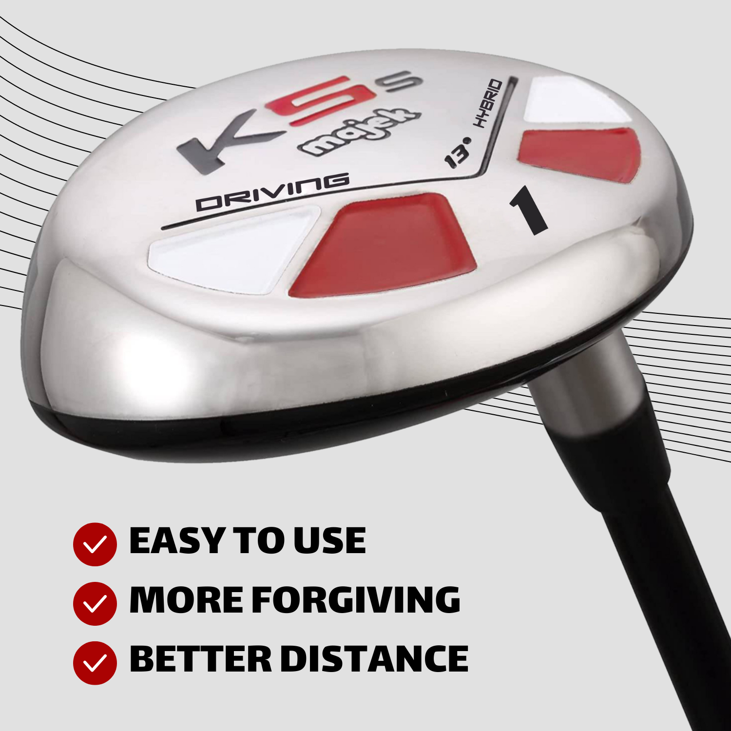 Majek Golf #1 Hybrid Driving Iron