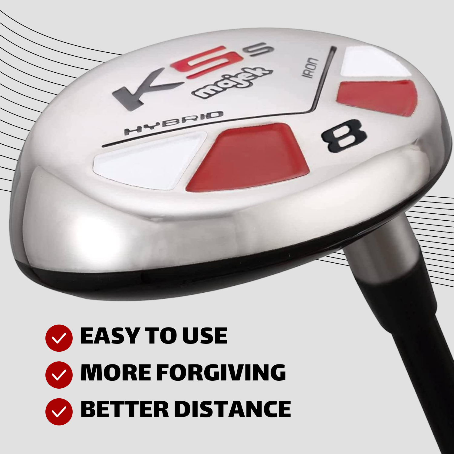 Majek Golf #8 Hybrid Iron