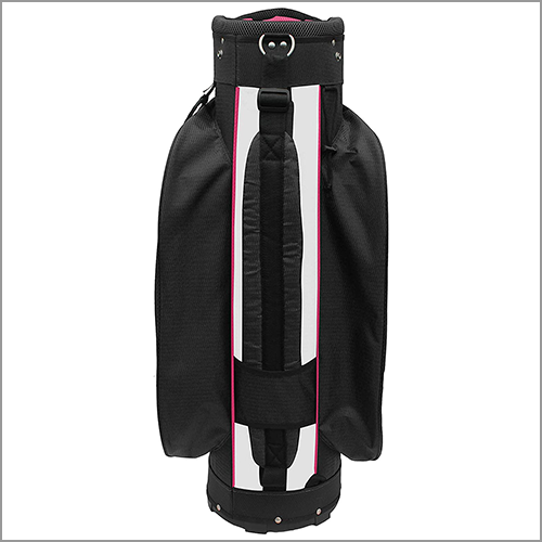 Majek Black White Teal Pink Golf Bag 9 inch 14-Way Friendly Separator Top