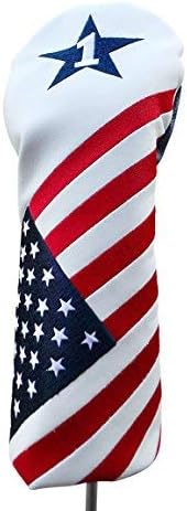 USA Patriot Golf Vintage Retro Patriotic Driver Headcover Limited Edition Head Cover Fits 460cc Drivers