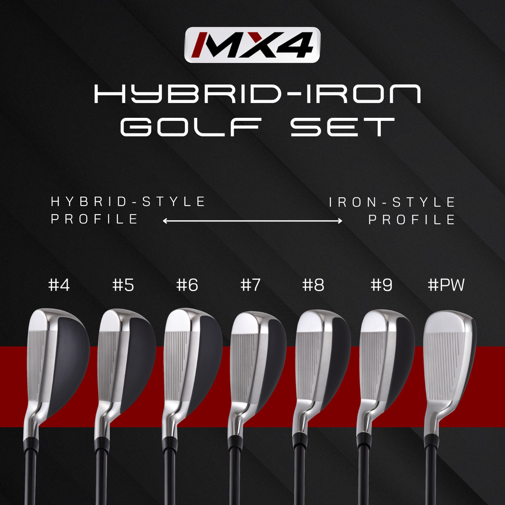 マーフォーク　vs ゴブリン　4セット Majek MX4 Senior Flex Men's Standard Hybrid Iron Set: 4-PW – Majek