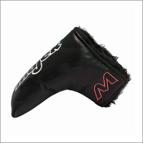 Majek K5 P-200 Red and Black Off Set Blade Men's Golf Putter Precision Steel Shaft Perfect for Lining up Your Putts