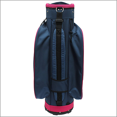 Majek Navy Blue Pink Golf Bag 9 inch 14-Way Friendly Separator Top