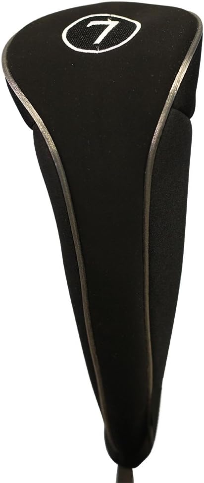 Majek Black Golf Zipper Driver + Fairway Woods Headcovers