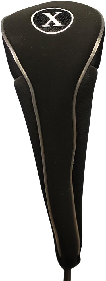 Majek Black Golf Zipper Driver + Fairway Woods Headcovers