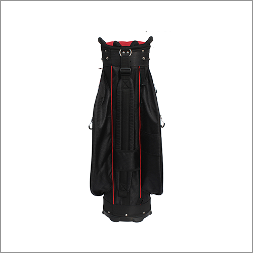 Majek Premium Black with Red Trim Golf Bag 9.5 inch 14-Way Friendly Separator Top with Putter Sleeve
