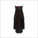 Majek Premium Black with Red Trim Golf Bag 9.5 inch 14-Way Friendly Separator Top with Putter Sleeve