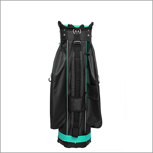 Majek Premium Black Teal Golf Bag 9.5 inch 14-Way Friendly Separator Top with Putter Sleeve