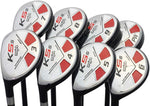 Left-Handed Majek K5 Senior Mens Golf All Hybrid Complete Full Set which Includes #3 - PW
