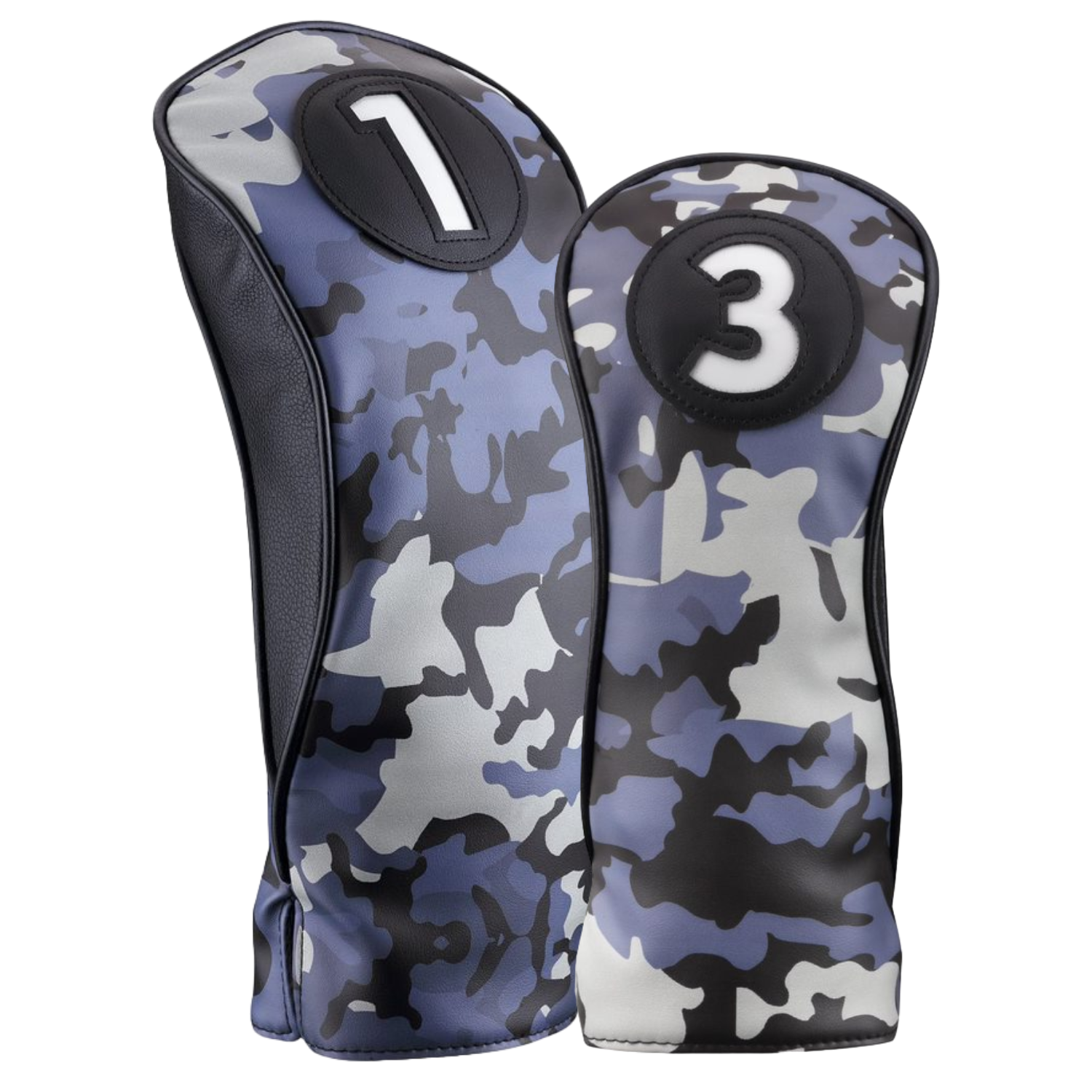 Majek Black and Blue Camo Head Covers