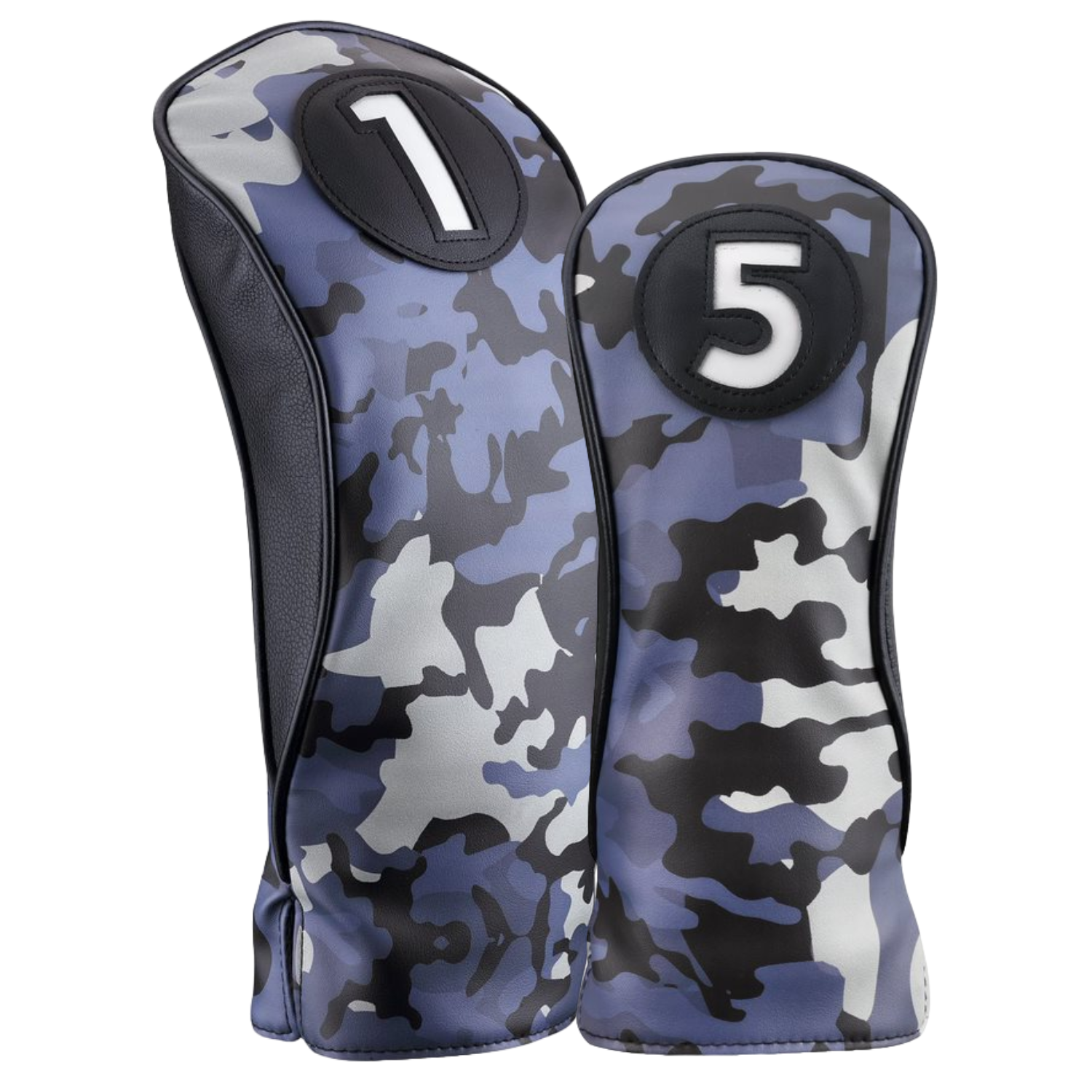 Majek Black and Blue Camo Head Covers
