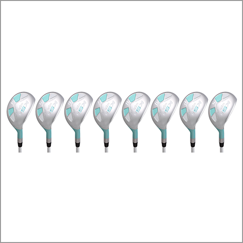 Majek K5s Teal Ladies Golf Hybrids Irons Set Womens All True Hybrid Ultra Light Weight Forgiving Includes 4-SW