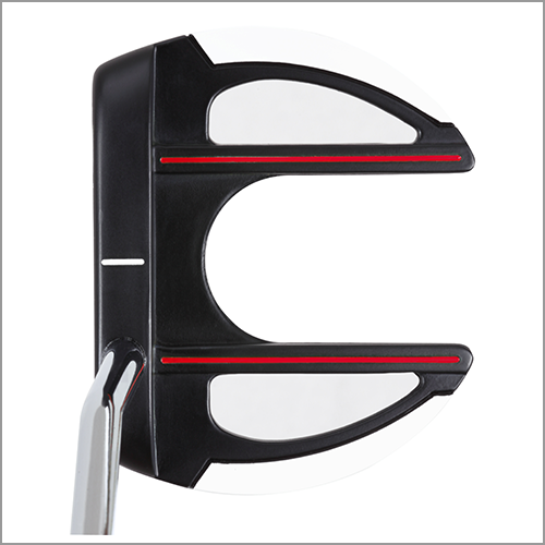 Majek K5 P-202 Red and Black Golf Lady Putter Club Claw Style Forgiving Mallet Precision Steel Shaft Perfect for Lining up Your Putts