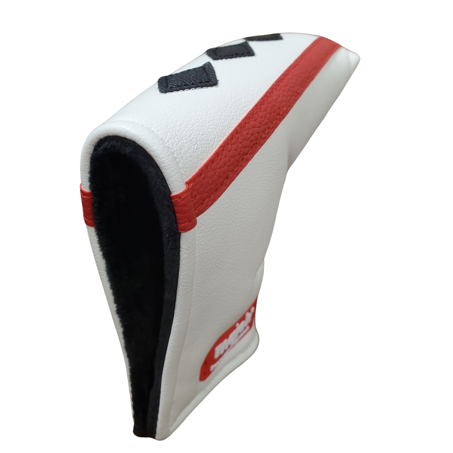 Majek Poker Black Diamond Retro Vintage L-Shape Blade Style Putter Head Cover