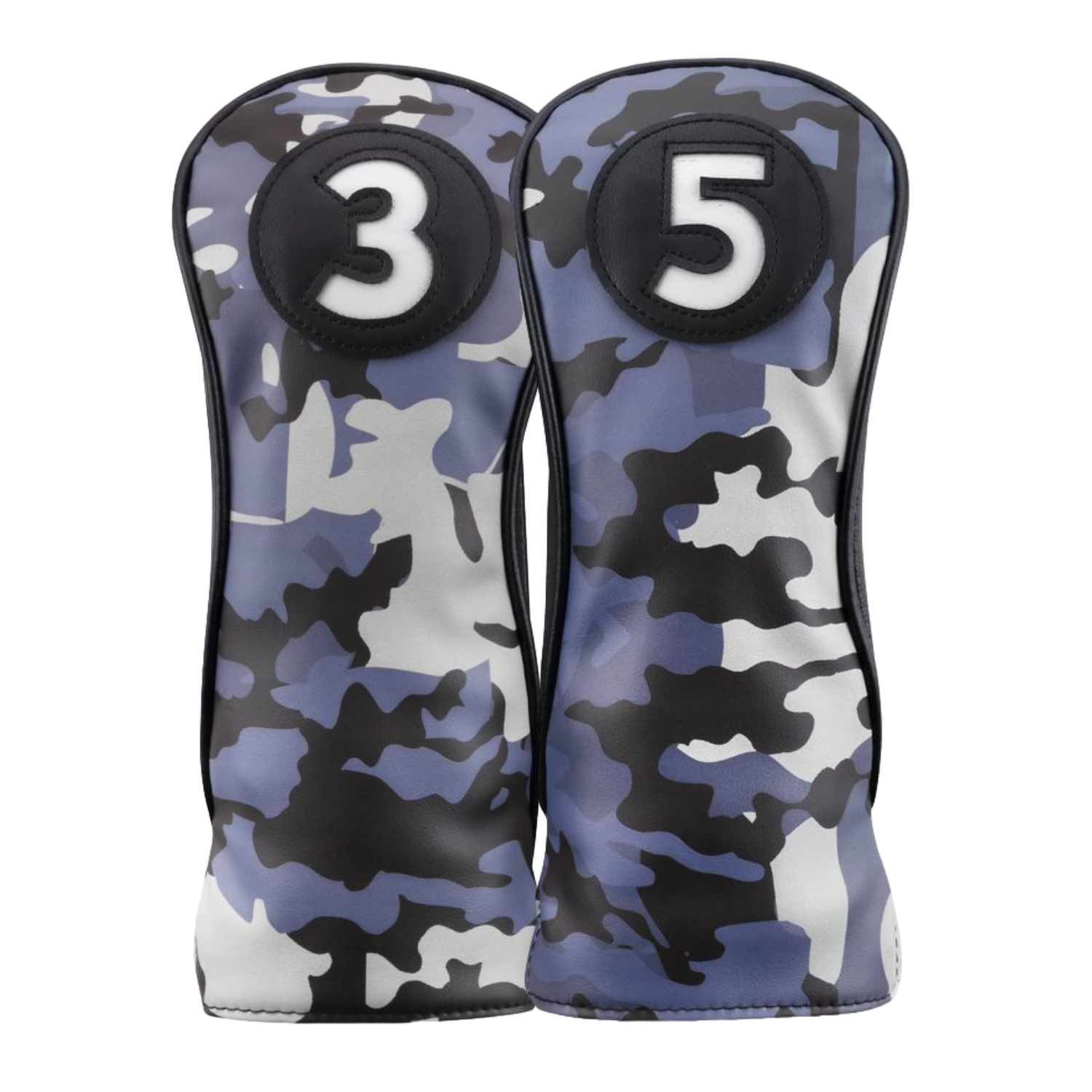 Majek Black and Blue Camo Head Covers