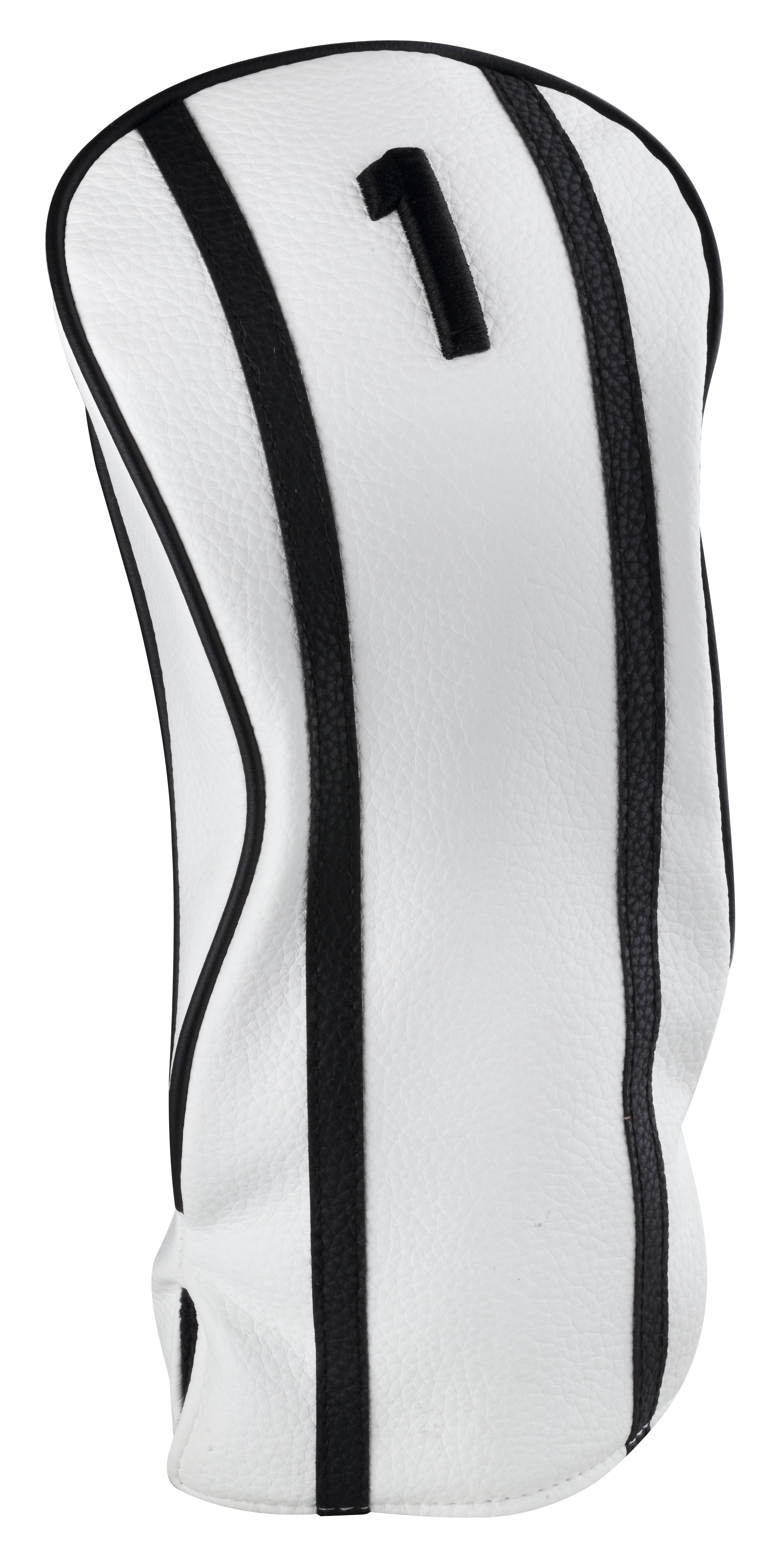 Majek Golf Clubs Premium Protective White & Black Head Covers
