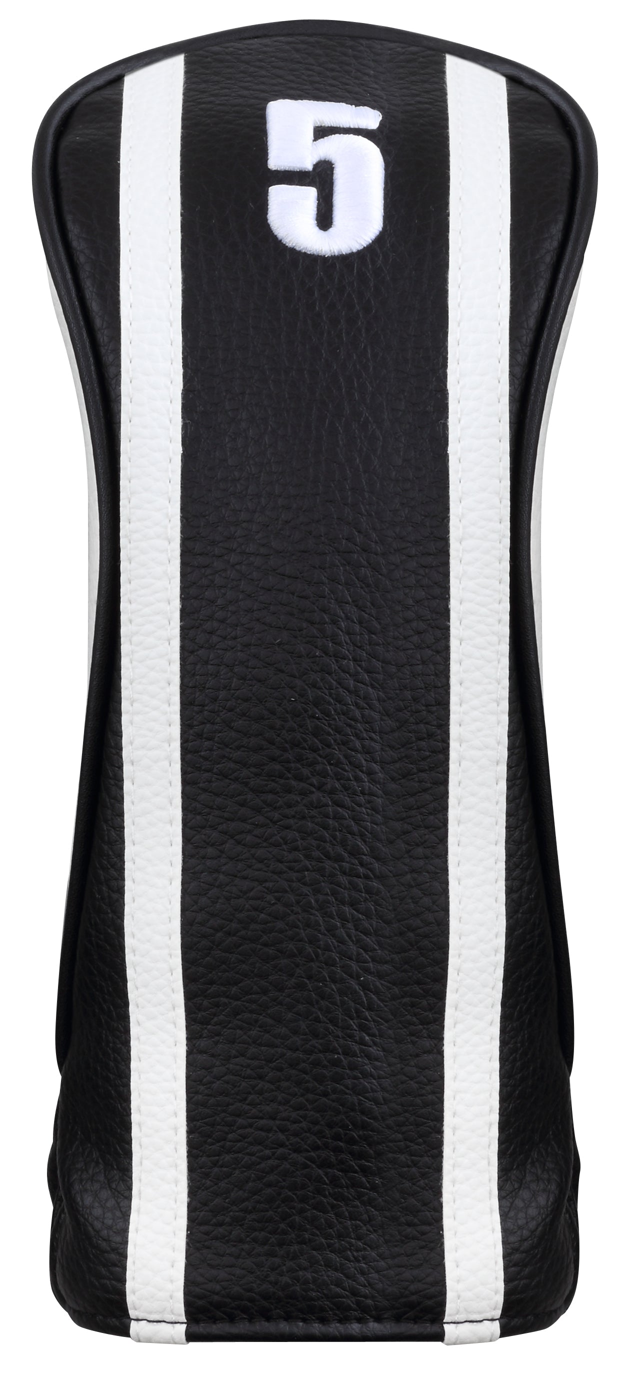Majek Golf Clubs Premium Protective Black& White Striped  Driver and Fairway Wood Head Covers #1/3/5/X