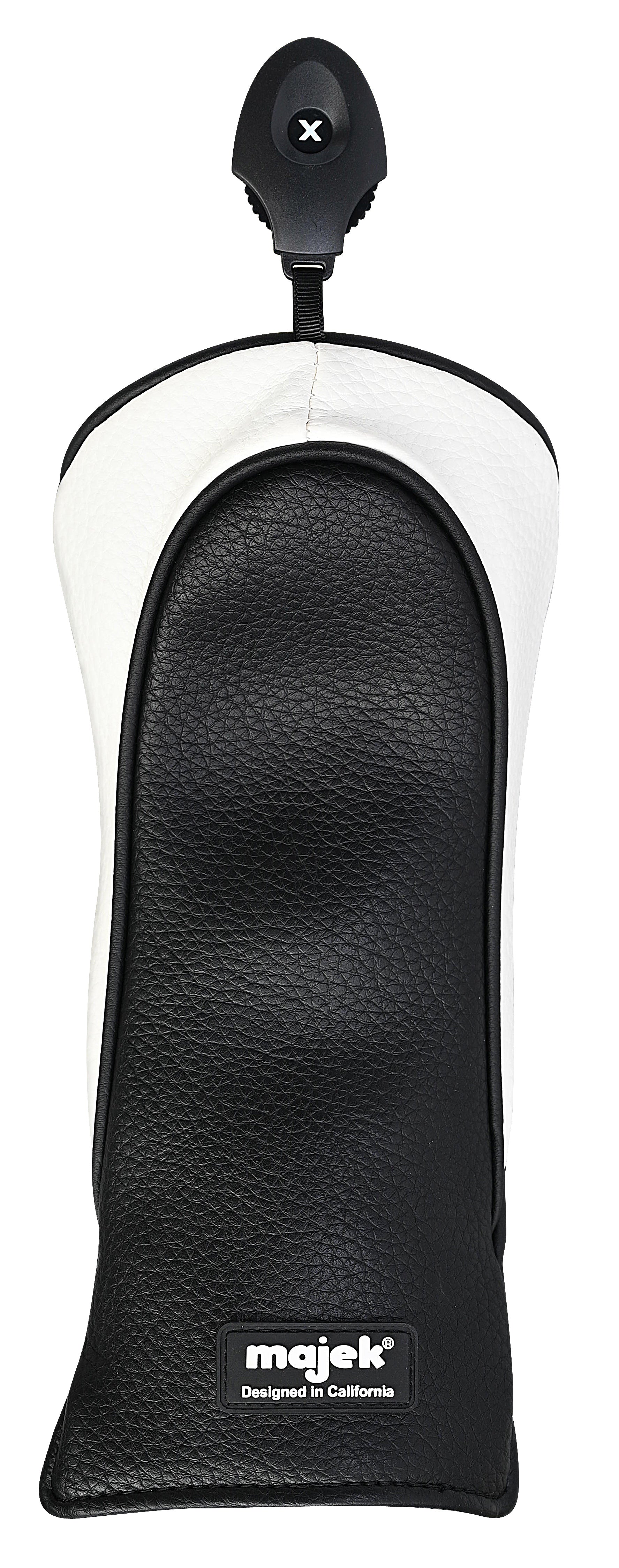 Majek Golf Clubs Premium Protective Black& White Striped  Driver and Fairway Wood Head Covers #1/3/5/X