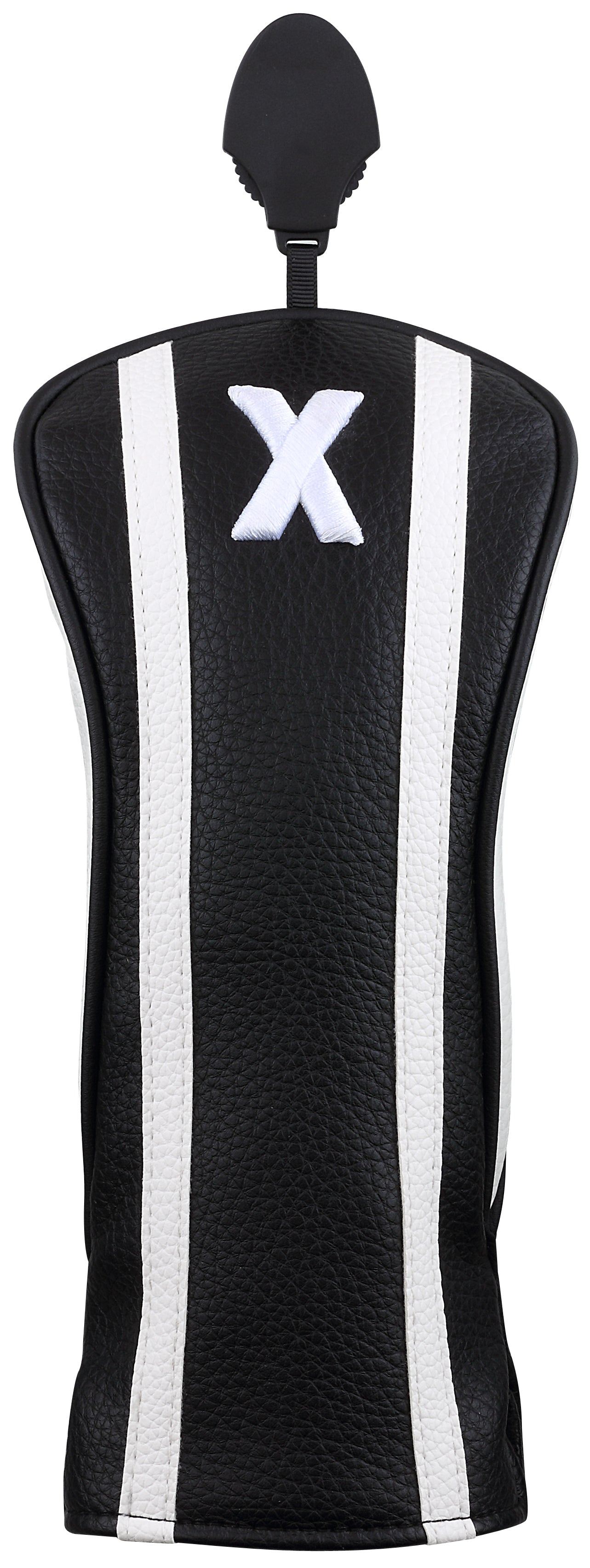 Majek Golf Clubs Premium Protective Black& White Striped  Driver and Fairway Wood Head Covers #1/3/5/X