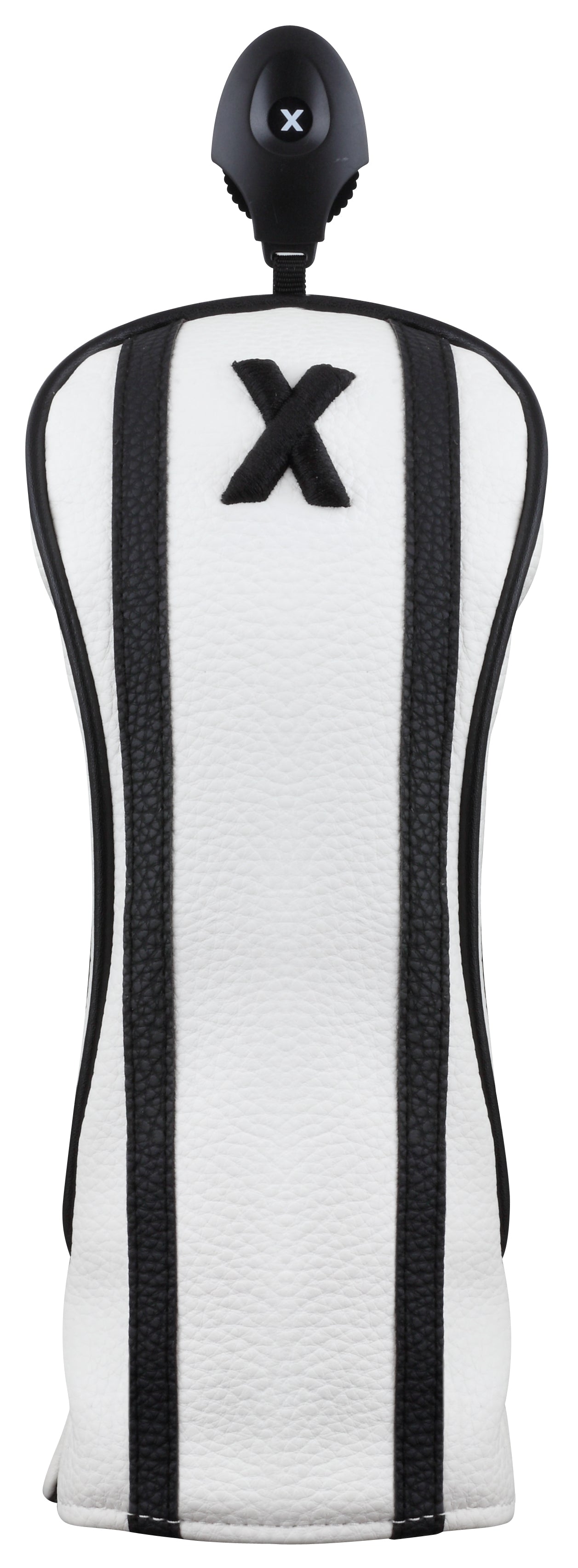 Majek Golf Clubs Premium Protective White & Black Head Covers