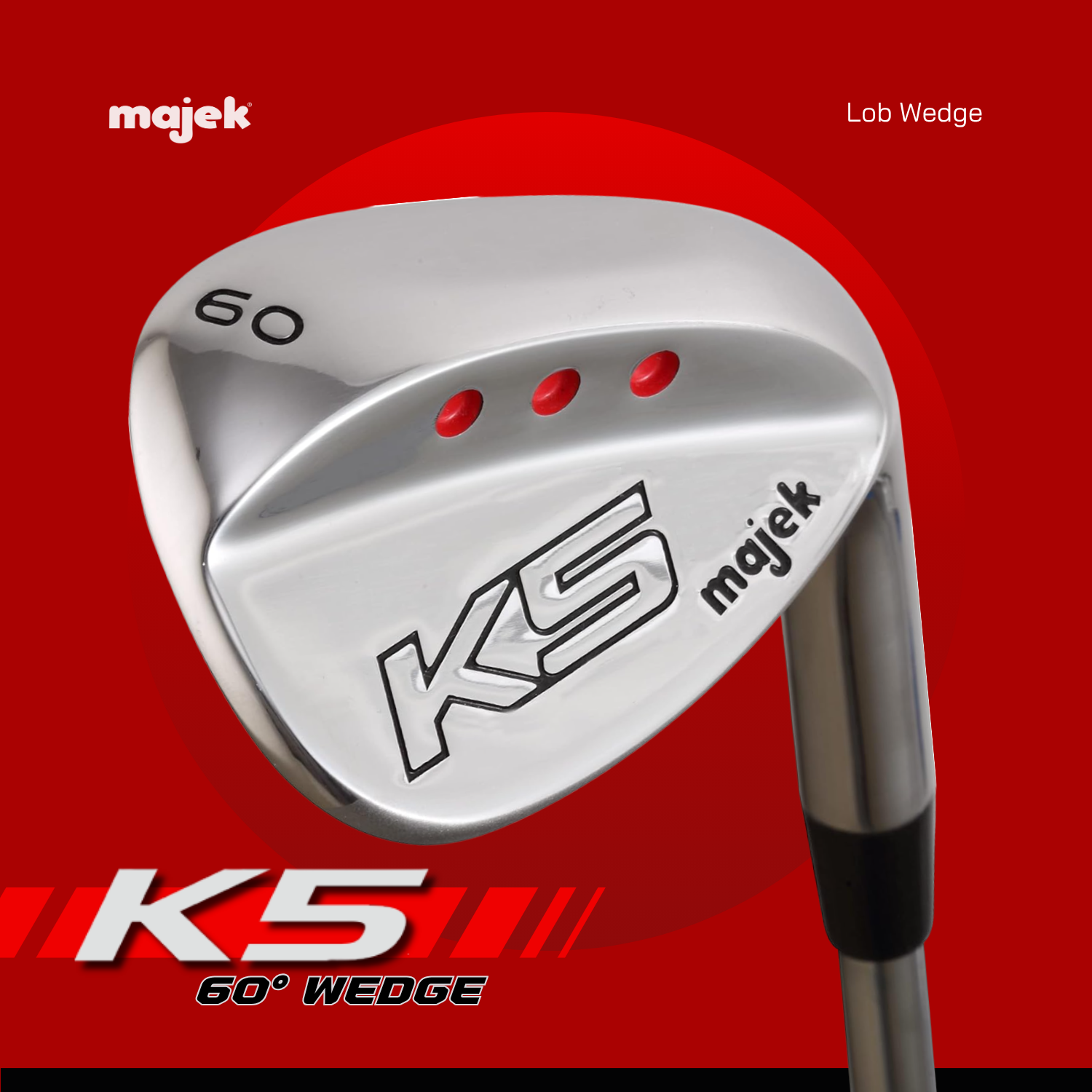 Majek K5 Iron Wedge 60° Lob Wedge (LW)