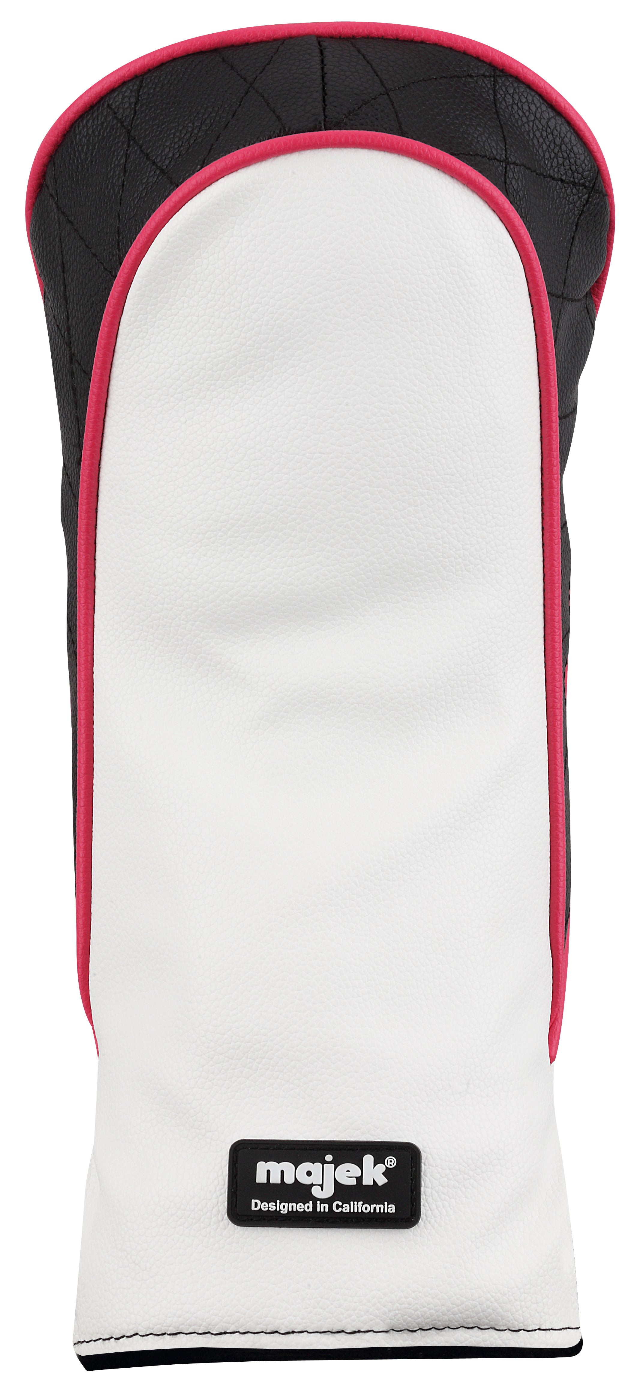 Majek Golf Clubs Premium Protective Pink Teal White and Black Head Covers