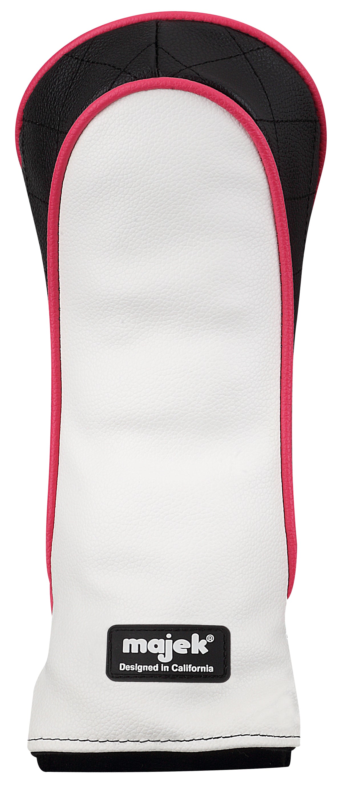Majek Golf Clubs Premium Protective Pink Teal White and Black Head Covers