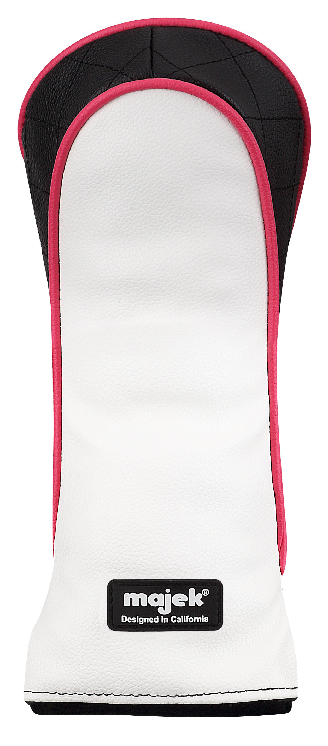 Majek Golf Clubs Premium Protective Pink Teal White and Black Head Covers